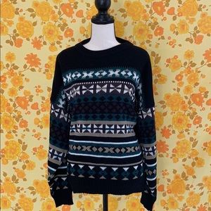 True Vintage 100% Acrylic Grandpa Sweater